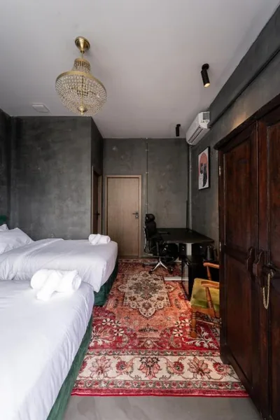 발코니가 있는 더블룸 또는 트윈룸 — Boss Level Gaming Hotel